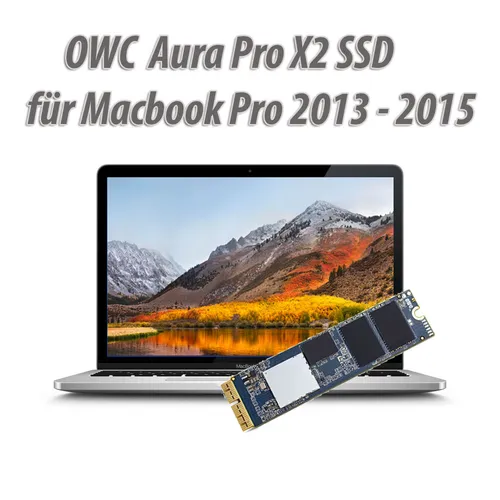 OWC 2TB Aura Pro X2 SSD Gen4 für Apple Macbook Pro 2013 - 2015 OWCSP4P1T1AT02