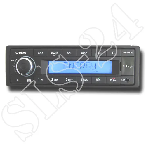 VDO TR712UB-BU 12V Radio mit Bluetooth RDS USB MP3 Autoradio FM Tuner "OHNE CD"