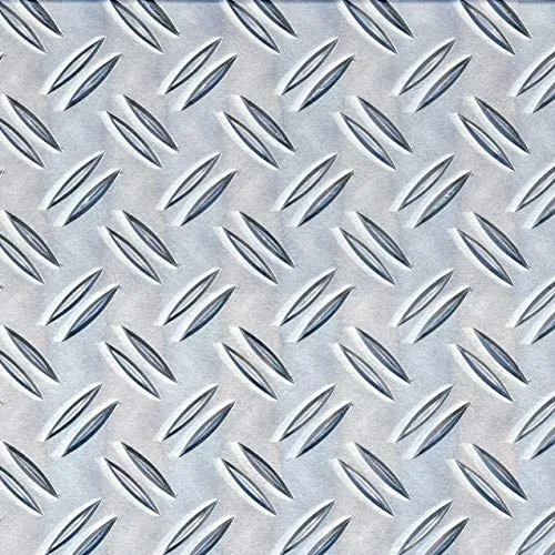 Alberts 466718 Strukturblech - Riffel-Prägung aus Aluminium - Metall- & Legierung-Platten, langlebig und vielseitig einsetzbar mit einer Materialstärke von 1,5 mm für optimale Stabilität.