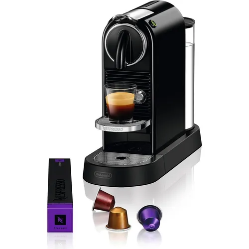 De'Longhi Nespresso CitiZ (NESPRESSO Original) (EN167.B) - Kapselmaschine für perfekten Kaffeegenuss, schlankes Design und einfache Bedienung für Zuhause oder Büro.