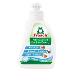 Erdal-Rex Frosch Aktiv-Sauerstoff Flecken-Zwerg 75 ml - Waschmittel & Fleckenentferner, entfernt effektiv farbige Flecken wie Gras und Rotwein mit veganer, biologisch abbaubarer Formel.