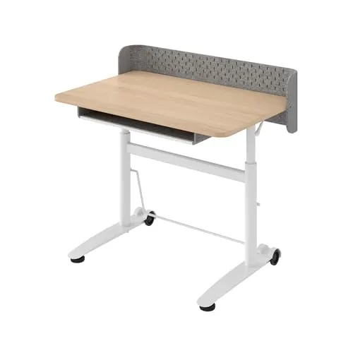 Ergotopia Höhenverstellbarer Kinderschreibtisch – Ergonomischer Schreibtisch für Kinder ab 6 Jahren - Höhenverstellbarer Kinderschreibtisch (56–75 cm) für individuelles Lernen und Spielen. Ergonomisch gestaltet für gesunde Haltung und flexiblen Einsatz, ideal für Hausaufgaben und kreative Projekte.