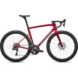 Specialized Tarmac SL8 Pro Di2 2026 - Gloss Red Sky / Chrome - 54cm | 28 Zoll