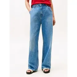 Tommy Hilfiger Weite Jeans Loose Wide Leg Regular Waist mit Logo-Badge - Stylische Jeans in Weitform mit Tommy Hilfiger Logo-Badge, ideal für lässige Outfits. Hochwertiger Denim für besten Tragekomfort.