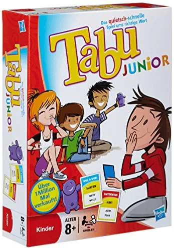 Hasbro 14334100 Tabu Junior, kindergerechtes Erklärspiel, ab 8 Jahren