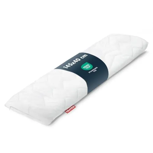 Blumtal Seitenschläferkissen 40 x 145 cm – Individuelles Komfortkissen für Seitenschläfer - Anpassbares Lagerungskissen mit OEKO-TEX Zertifizierung für natürlichen Schlafkomfort. Die weiche Füllung sorgt für optimale Unterstützung und fördert eine gesunde Schlafposition.