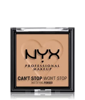 NYX Professional Makeup Can't Stop Won't Stop Mattifying Powder Kompaktpuder 6 g Nr. 06 - Tan