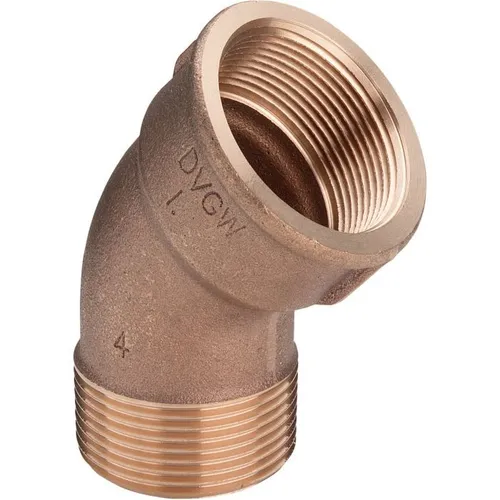 Viega Bogen 281755 R 3/8 x Rp 3/8, 45°, Rotguss