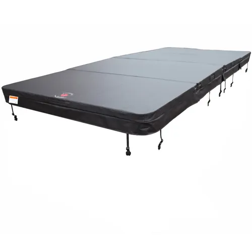 Canadian Spa Swim Spa Abdeckung Braun 6 m - Poolzubehör für optimale Isolierung, schützt Ihren Swim Spa vor Schmutz und Wärmeverlust, langlebig und wetterfest.