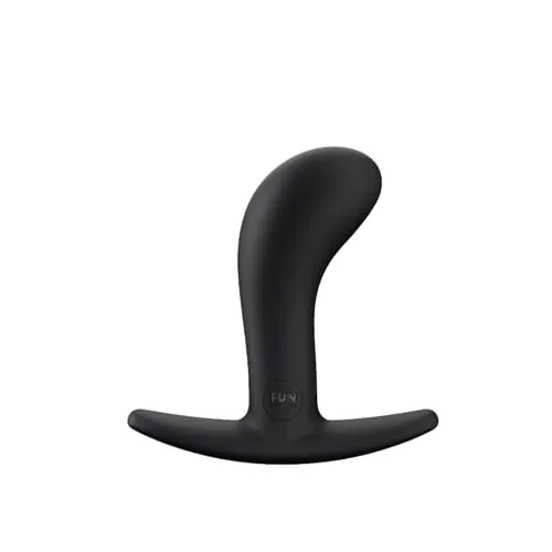 FUN FACTORY Analplug unisex BOOTIE M Schwarz, komfortabler Buttplug für Anfänger und Fortgeschrittene – aus 100% medizinischem Silikon, Made in Germany