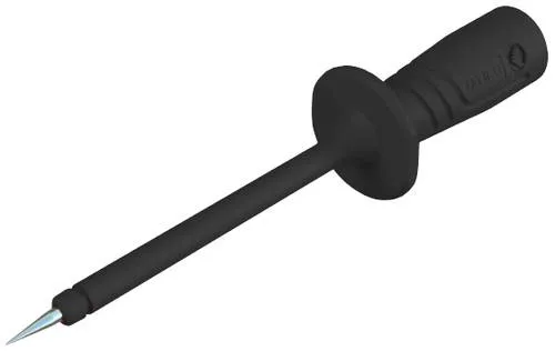Hirschmann Test & Measurement PRUEF 2600 C2sw Sicherheits-Prüfspitze 972327100 Steckanschluss 4mm CAT II 1000V Schwarz 1St.