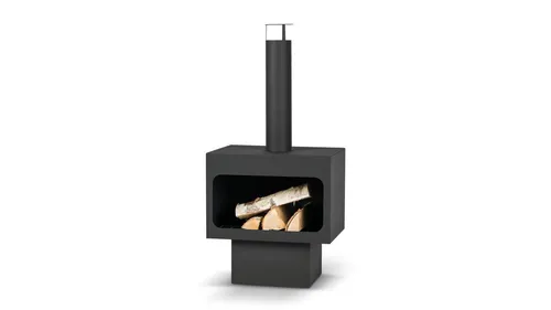 Farmcook Gartenofen ARIZONA - Feuerstelle für stimmungsvolle Abende - Feuerstelle aus robustem Stahl mit Feuerrost für optimale Luftzirkulation, ideal für Garten und Terrasse, sorgt für gemütliche Wärme und Atmosphäre.