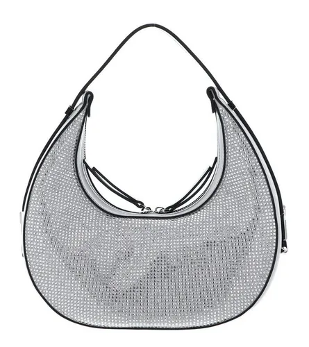 Liu Jo Schultertasche Hobo Bag in Pearl Grey - Elegante LIU JO Schultertasche mit stilvollen Nieten. Geräumiges Hauptfach, verstellbarer Henkel und praktischer Two Way Zipper. Perfekt für jeden Anlass!