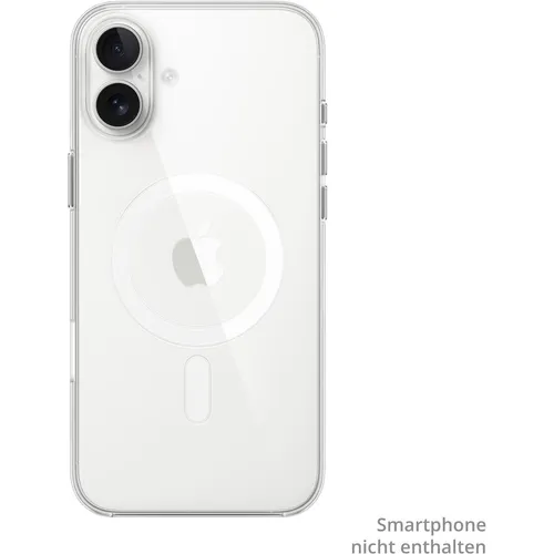 Apple iPhone 16 Plus Clear Case mit MagSafe - Dünn, leicht & kratzfest, idealer Schutz mit nahtloser Kamera-Steuerung