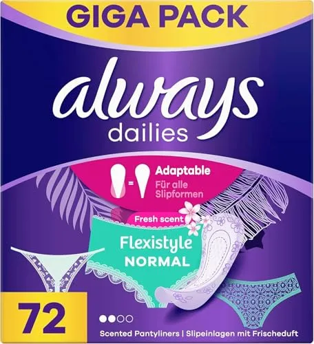 always Slipeinlage Normal Flexistyle Fresh Gigapack 72