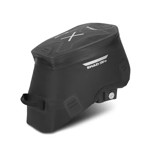 SHAD TR10CL Click System wasserdichter Tankrucksack - Motorradkoffer mit wasserdichtem Design und sicherem Schlüsselschließsystem für sorgenfreies Reisen.
