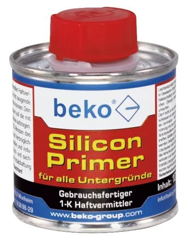 Silicon Primer 100 ml Dose, Haftvermittler für alle Untergründe - Baumaterial, gebrauchsfertiger Haftvermittler für optimale Haftung auf verschiedenen Oberflächen