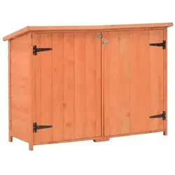 vidaXL Gerätehaus Holz – Eleganter Gartenschrank für Ihre Werkzeuge - Gerätehäuser: Kompakter und eleganter Holzschuppen mit großem Stauraum, strapazierfähig und wasserbeständig, ideal für jede Gartenlandschaft.