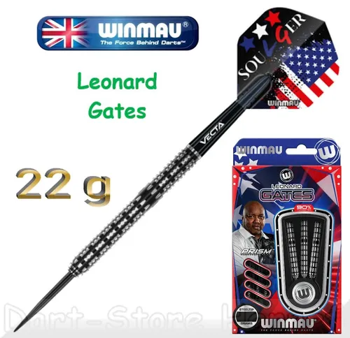 WINMAU Steeldarts "LEONARD GATES - SOULGER", 22g 2618