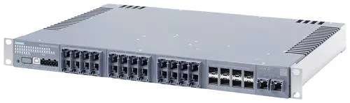 Siemens 6GK5334-2TS01-2AR3 Industrial Ethernet Switch - Managed Layer 2 Switch für industrielle Netzwerke, bietet 24x RJ45 Ports und 8x SFP+ Ports für hohe Flexibilität und optimale Netzwerkverwaltung.