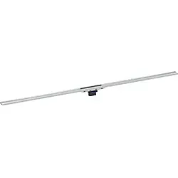 Geberit CleanLine Duschrinne 154440KS1 - 30-90 cm x 4,4 cm, Edelstahl gebürstet, ideal für bodenebene Duschen und einfache Installation