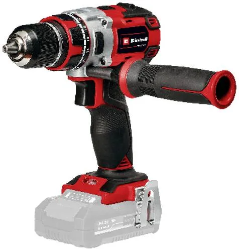 Einhell TP-CD 18/80 Li BL Solo - Akku-Schlagbohrschrauber - Akkuschrauber mit 2 Gängen und einstellbarer Drehzahl, bohrt bis zu 20 mm in Metall und 40 mm in Holz. Integrierte Leuchte für Arbeiten in dunklen Bereichen. Teil des Power X-Change 18V Akkusystems.