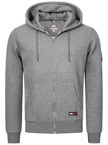Rock Creek Herren Kapuzenpullover H-387 Dunkelgrau 3XL - Hochwertiger Kapuzenpullover für Herren, ideal für Freizeit und Sport. Verstellbare Kapuze und große Tasche bieten Komfort und Funktionalität.