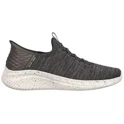 Skechers Ultra Flex 3.0 Right Away Trainingsschuh Grün - Praktische Slip-On-Schuhe für Herren mit dämpfender Air-Cooled Memory Foam-Einlegesohle und flexibler Laufsohle. Ideal für mehr Tragekomfort im Alltag.