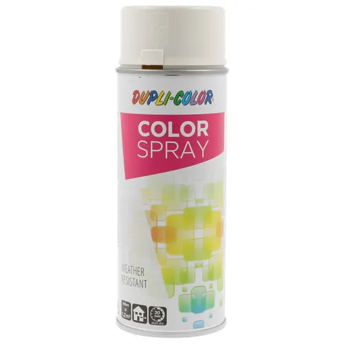 Dupli-Color Color-Spray Cremeweiß glänzend 400 ml Spraylack Lackspray RAL 9001