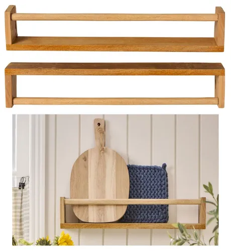 Ib Laursen Drehbares Wandregal - Stylisches Wandregal aus Holz mit drehbarer Querstange, ideal für kreative Raumgestaltung und Platzersparnis.