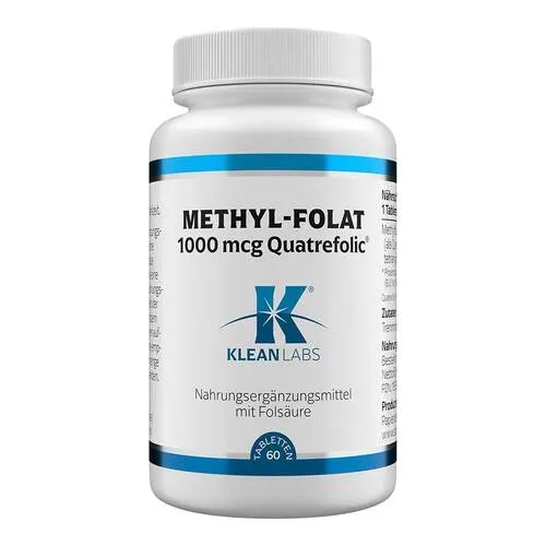 Methyl Folat 1000 µg Klean Labs Tabletten 18 g