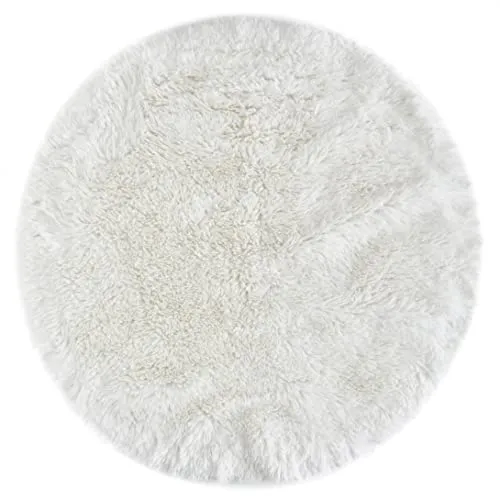 Fellteppich OTTO HOME "Alpa", weiß, Ø80cm - Der weiche Fellteppich "Alpa" bringt Gemütlichkeit in jedes Zuhause. Perfekt für Schlaf-, Kinder- oder Wohnzimmer, fügt sich dank der schlichten Farbgebung harmonisch in jeden Stil ein. Durchmesser: 80 cm, Höhe: 35 mm.