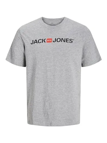 Jack & Jones Rundhalsshirt JJECORP OLD LOGO TEE SS O-NECK NOOS grau M (50)