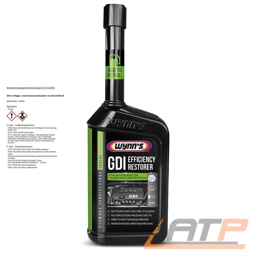 WYNN'S Kraftstoffadditiv W37592 - Additive zur Verbesserung der Kraftstoffeffizienz, 500ml Flasche, dünnflüssig für optimale Verteilung im Kraftstoffsystem.