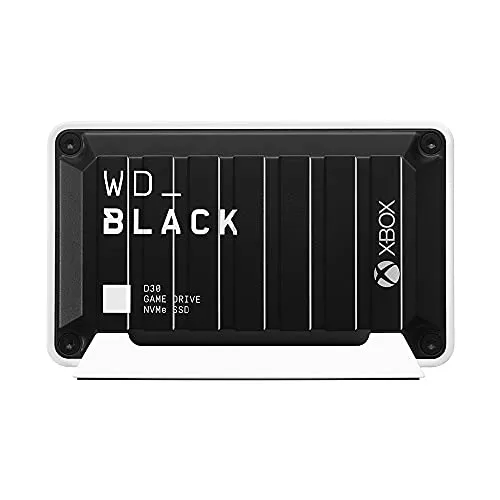 WD_BLACK D30 Game Drive für Xbox 1 TB - Schnelle SSD für optimales Gaming - Externe Festplatte für Xbox mit 1 TB, Übertragungsgeschwindigkeit bis zu 900 MB/s und 1 Monat Xbox Game Pass Ultimate. Nie wieder Spiele löschen und mehr Platz für Ihre Lieblingsspiele!