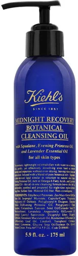 Kiehl's Midnight Recovery Botanical Cleansing Oil - Abschminköl für alle Hauttypen - Reinigungsöl für alle Hauttypen, entfernt selbst wasserfestes Make-up und sorgt für spürbar weiche, glatte Haut.