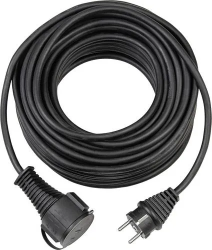 Brennenstuhl 1161450 Verlängerungskabel 10m Schwarz H05RR-F 3G 1,5mm² - Das robuste Verlängerungskabel von Brennenstuhl bietet höchste Qualität und Sicherheit. Ideal für den flexiblen Einsatz im Freien, überzeugt es durch Spritzwasserschutz und Langlebigkeit.