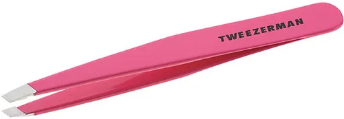 Tweezerman Slant Tweezer Pretty In Pink - Sonstige Körperpflege - Präzisionspinzette mit schrägem 25° Winkel für müheloses Entfernen von Haaren direkt an der Wurzel.