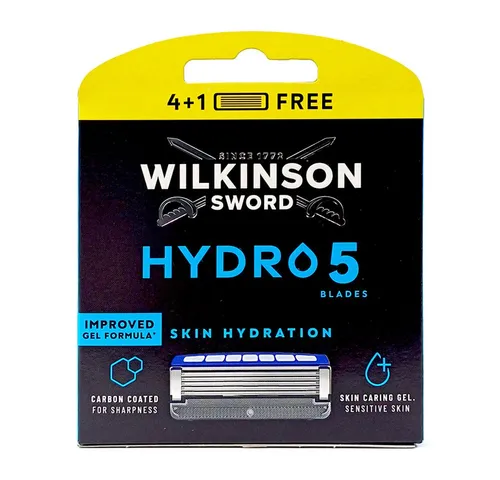 Wilkinson Rasierklingen Wilkinson Hydro 5 Rasierklingen, 5er Pack, 3-tlg., mit aufschäumenden Hautconditioner