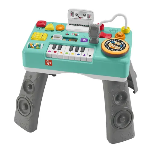 Fisher-Price Ma Table d’Activités de DJ Rires & Éveil - Kinderspielzeug, fördert die motorischen Fähigkeiten und sorgt für stundenlangen Spielspaß mit interaktiven Funktionen.
