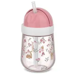 Mepal Kinderbecher Mio Strohhalmbecher 300 ml - Babygeschirr: Hygienischer, 100% auslaufsicherer Strohhalmbecher für Kinder ab 9 Monaten, ideal zur Förderung der Kiefermuskulatur und spülmaschinenfest für einfache Reinigung.