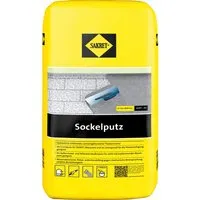 Sakret Sockelputz 30 kg - Widerstandsfähiger Mauerputz - Baumaterial: Hydraulisch erhärtender zementgebundener Trockenmörtel, ideal für Außensockel und Kellerwände. Erhöhte Wasserabweisung und mechanische Widerstandsfähigkeit für langlebige Ergebnisse.