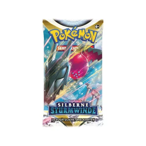 Pokémon Silberne Sturmwinde 5x Booster - DEUTSCH - TCG OVP Packs, erlebe die neuesten Karten der Schwert & Schild Edition für spannende Duelle und Sammlungen!