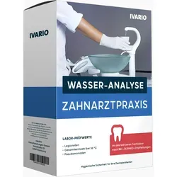 Wassertest Zahnarztpraxis RKI - Medizinischer Bedarf: Professionelle Wasseranalyse für Dentaleinheiten, zertifiziert nach DIN EN ISO/IEC 17025, zur Sicherstellung der Hygiene gemäß RKI-Richtlinien.