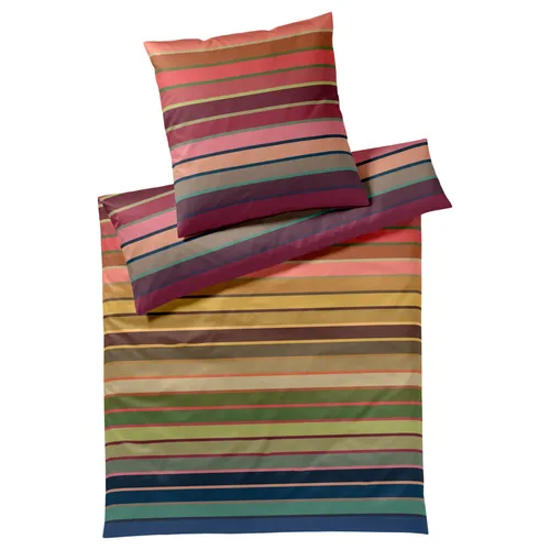REMEMBER Bettwäsche Ascona Mako Satin Baumwolle 155 x 220 cm - Hochwertige 2-teilige Bettwäsche aus Mako Satin, atmungsaktiv und temperaturausgleichend – für ein angenehmes Schlafgefühl das ganze Jahr über.