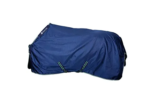 Bucas Smartex Turnout Rain Classic 0g - blue 165 cm - Reiten - Hochwertige Pferde-Regendecke für optimalen Wetterschutz und Komfort, Größe 165 cm, ideal für nasse Bedingungen.
