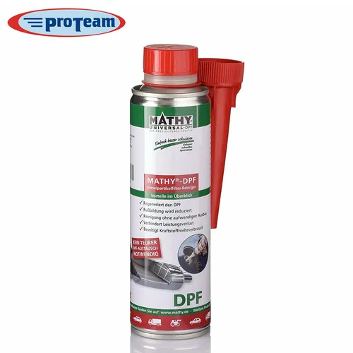 MATHY® DPF 1 x 300 ml Dieselpartikelfilter Reiniger - Benzin-Zusätze, effektiver Dieselpartikelfilter-Reiniger für optimale Motorleistung und verlängerte Lebensdauer des Filters.