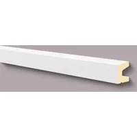 NMC FA15 DOMOSTYL Fenstersohlbank - Stuckleisten für Außenbereich, aus hochwertigem Polyurethan, leicht und robust, mit modernem Design in Weiß und einfacher Montage.