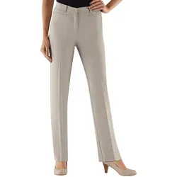 Webhose CLASSIC, Damen, Gr. 38, Normalgrößen, grau (stein), 95% Polyester, 5% Elasthan, unifarben, lang, Hosen