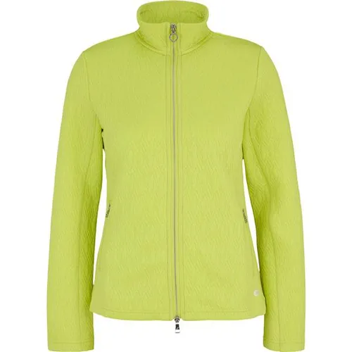 Joy Sportswear Trainingsjacke ALESSIA in Limelight, Größe 42 EU - Sportliche Trainingsjacke aus 100% Polyester, ideal für Aktivitäten wie Klettern und Wandern. Leicht taillierte Passform und praktischer 2-Wege-Reißverschluss sorgen für hohen Tragekomfort.